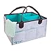 Premium Diaper Caddy, Wash Cloth, Durable Leather Handles, Diaper Caddy Organizer, Nursery Storage Organizer, Perfect Baby Shower Gift, Gray