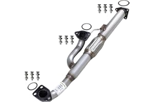Northeastern Exhaust | Stainless Steel Front Flex Pipe Compatible for MDX 2003-2006 | Pilot 2005-2011 | Ridgeline 2006-2008 3.5L | Free Gaskets and Bolts and Nuts Included