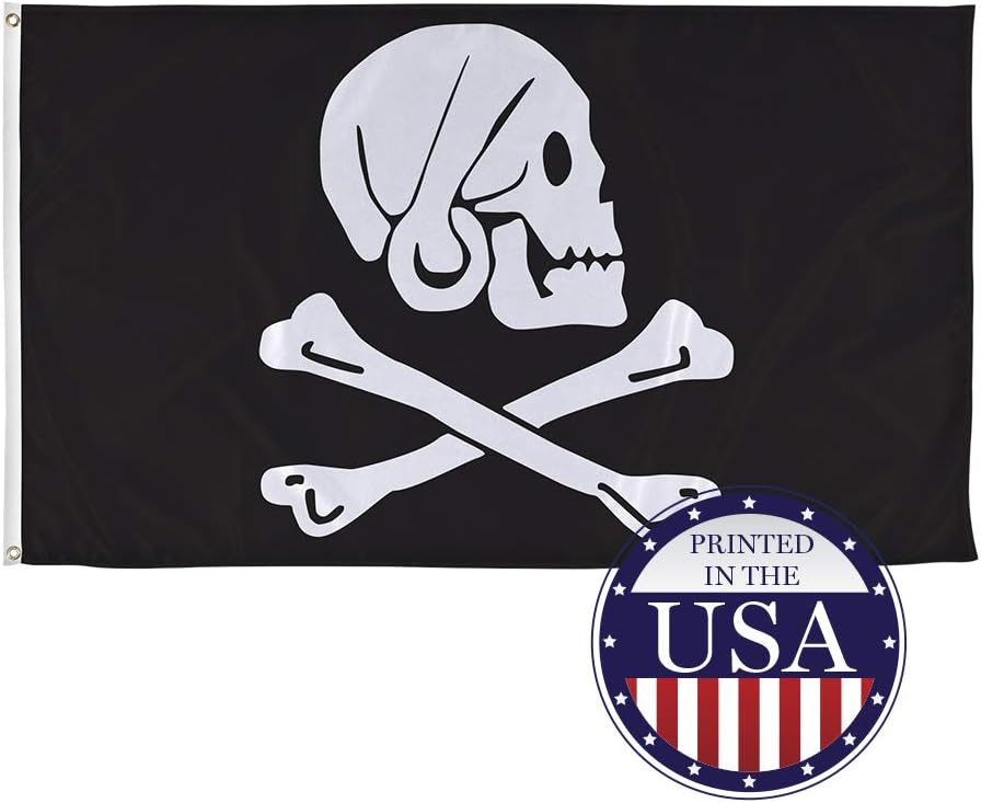 Amazon Com Vispronet Pirate Flags Jolly Roger Collection