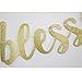 20 Years Blessed Banner, Funny Gold Glitter Sign for 20th Birthday/Wedding Anniversary Party Supplies Photo Props