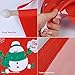 D-FantiX Door Banner Merry Christmas Porch Sign Hanging Outdoor Indoor Xmas Decoration for Home Apartment, 73.6'' x 13.7'', Red