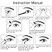 Magnetic Eyelashes, [Upgrade] Dual Magnetic No Glue False Lashes, 3D Reusable Fake Magnet Eyelash, 0.2mm Ultra-Thin Handmade Natural Look Lash (1 Pair 4 Pieces) by Moolia