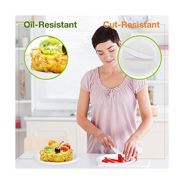 Aitsite-250Pcs-9-Paper-Plates-Party-Tableware-Eco-Friendly-Dinnerware-Set-Includes-50-Plates-Forks-Knives-and-Spoons-Combo-for-Party-Camping-Picnic Aitsite 250Pcs Plates and Cutlery Set, Biodegradable Tableware Set for 50 Guests Includes 9''+7'' Paper Plates, Forks…