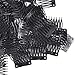 combs plastic clips convenient for hair full lace wigs cap accessories styling tools (black)