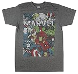 Marvel Comics Group Photo Avenges Daredevil X-Men Graphic T-Shirt