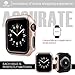 top4cus Environmental PC Slim Lightweight Electroplated Protective Iwatch Case Protector Bumper Compatible Apple Watch Series 4 Series 3 Series 1 Series 2 (Champagne Gold, 42mm)