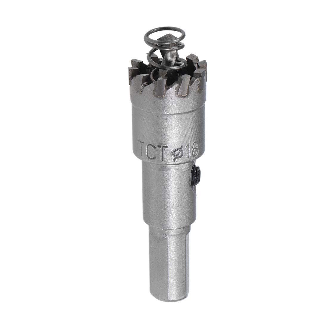 sourcing map 18mm Carbide Hole Cutter, Hole Saws for Stainless Steel Sheet Metal, High Density Carbide Tooth