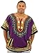 King-Sized Traditional Print Unisex Dashiki Top - Up to 68