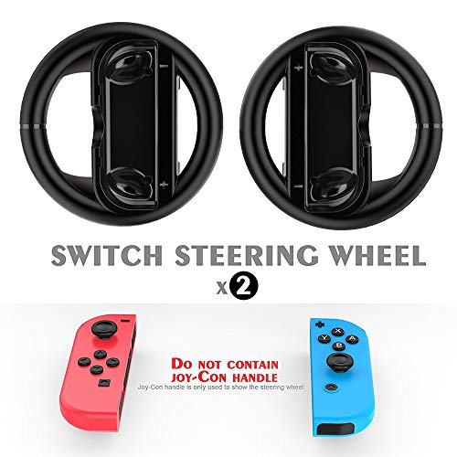 Steering Wheels Kit for Nintendo Switch JoyCon Racing Game Controller
