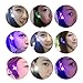VANKER 1 Pair Purple- Creative Unisex Led Light Blinking Ear Studs Earrings Earings Ear D¨¦cor