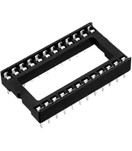 QUARKZMAN 30 stuks DIP IC chip socket adapter 8 Pin IC assortiment kit 2,54 mm/0,1 pitch voor breadboard project, PCB printontwerp