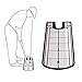 ZZWPY Eyes Line Golf Putting Alignment Mirror Training Aid Golf Mirror- Practice Your Putting Alignment Tool