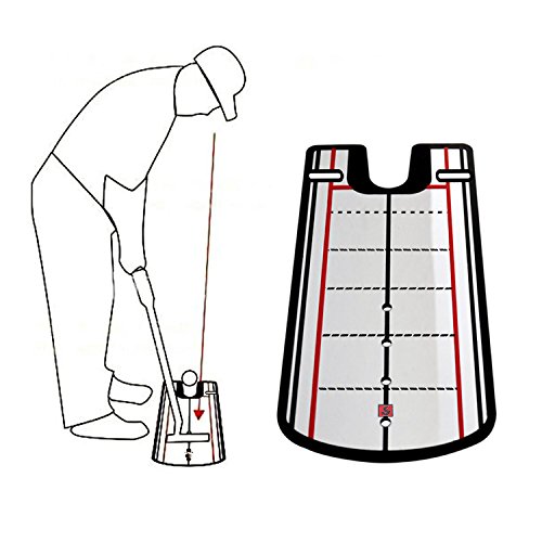 ZZWPY Eyeline Golf Putting Mirror, Golf Alignment Mirror Golf Training Mirror Golf Shoulder Mirror- Practice Your Putting Alignment Tool - Thumbnail 4
