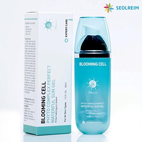 [SEOLREIM COSMETIC] Blooming Cell Phyto Complex Perfect Waterful Sun Gel SPF50 PA+++ 30ml, Hypoallergenic Mild Sun Gel for Sensitive Skin