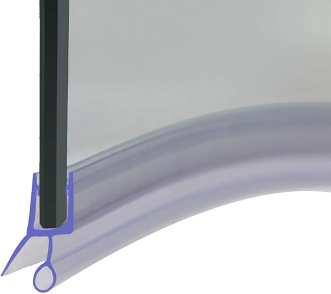 HNNHOME® 870mm PreCurve Rubber Plastic Bath Shower Screen Seal Strip
