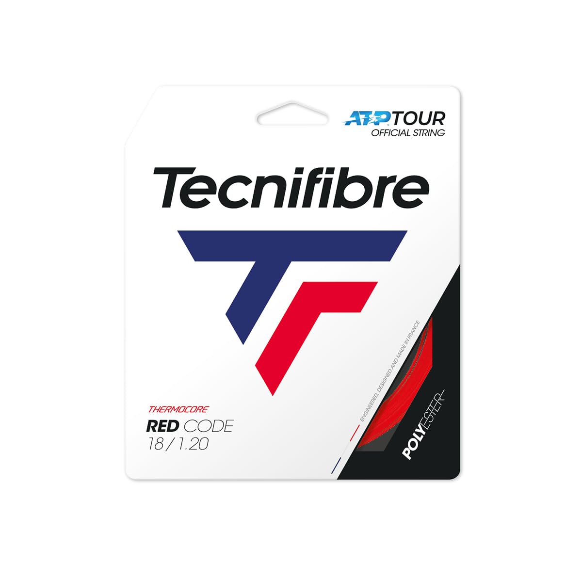 Tecnifibre Redcode Tennis String 1.20mm Red - 12m Set