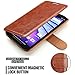 Motorola Moto G 3rd Gen Case Wallet,Mulbess [Layered Dandy][Vintage Series][Coffee Brown] - [Ultra Slim][Wallet Case] - Leather Flip Cover with Credit Card Slot for Motorola Moto G 3rd 2015
