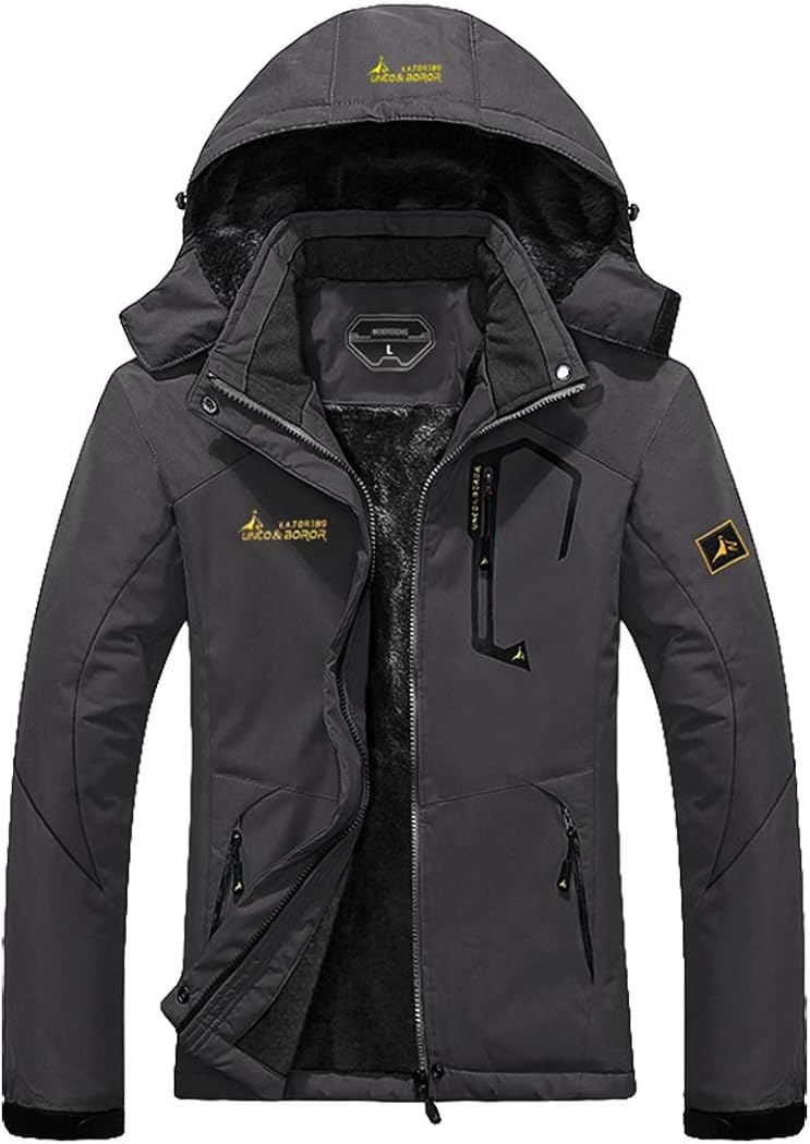 MOERDENG Womens Waterproof Ski Jacket Warm Winter Snow Coat Mountain Windbreaker Hooded Raincoat