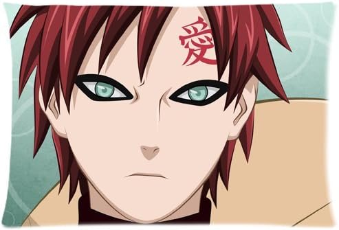 Anime Gaara Pillowcases Custom Pillow Case Cushion Cover 20 X 30 Inch Two Sides