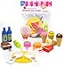 Little Treasures Desserts Ice Cream Playset for Ages 3 and Up for Pretend Play 20 plus pcs included for childrens toy set
