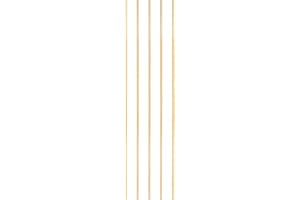 PATIKIL 5 Pcs Brass Round Rod, 2mm x 8" Lathe Bar Stock H62 Brass Round Stock for DIY Craft Making Hardware Novelty Model Car