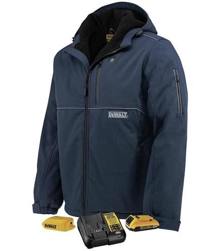 Amazon.com: DEWALT Mens Standard Reflective Soft Shell Heated