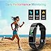 Letsfit Waterproof Fitness Tracker with Heart Rate Monitor, Color Screen Fitness Watch, Smart Bracelet with Sleep Monitor, Step Counter, Pedometer Watch for Kids Women and Men, 0.96