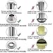 Best Brass Sink Soap Dispenser - Large Capacity 13 OZ Bottle-2.15 Inch Threaded Tube for Thick Deck Installation-Brushed nickel
