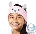 CozyPhones Over The Ear Headband Headphones - Kids Headphones Volume Limited with Thin Speakers & Super Soft Fleece Headband - Bunny