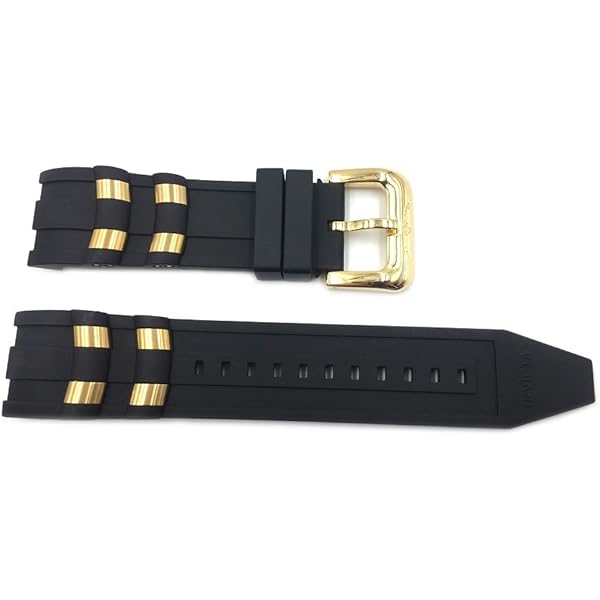 XIW Compatible For Invicta Russian Diver 1242 1433 1434 1435 1436 1437 1438 1595 1799 26mm Rubber Watch Band Replacement For Men Silicone Wirstband Strap Women Bracelet(Color: Golden-1) : Relojes - Correas De Repuesto