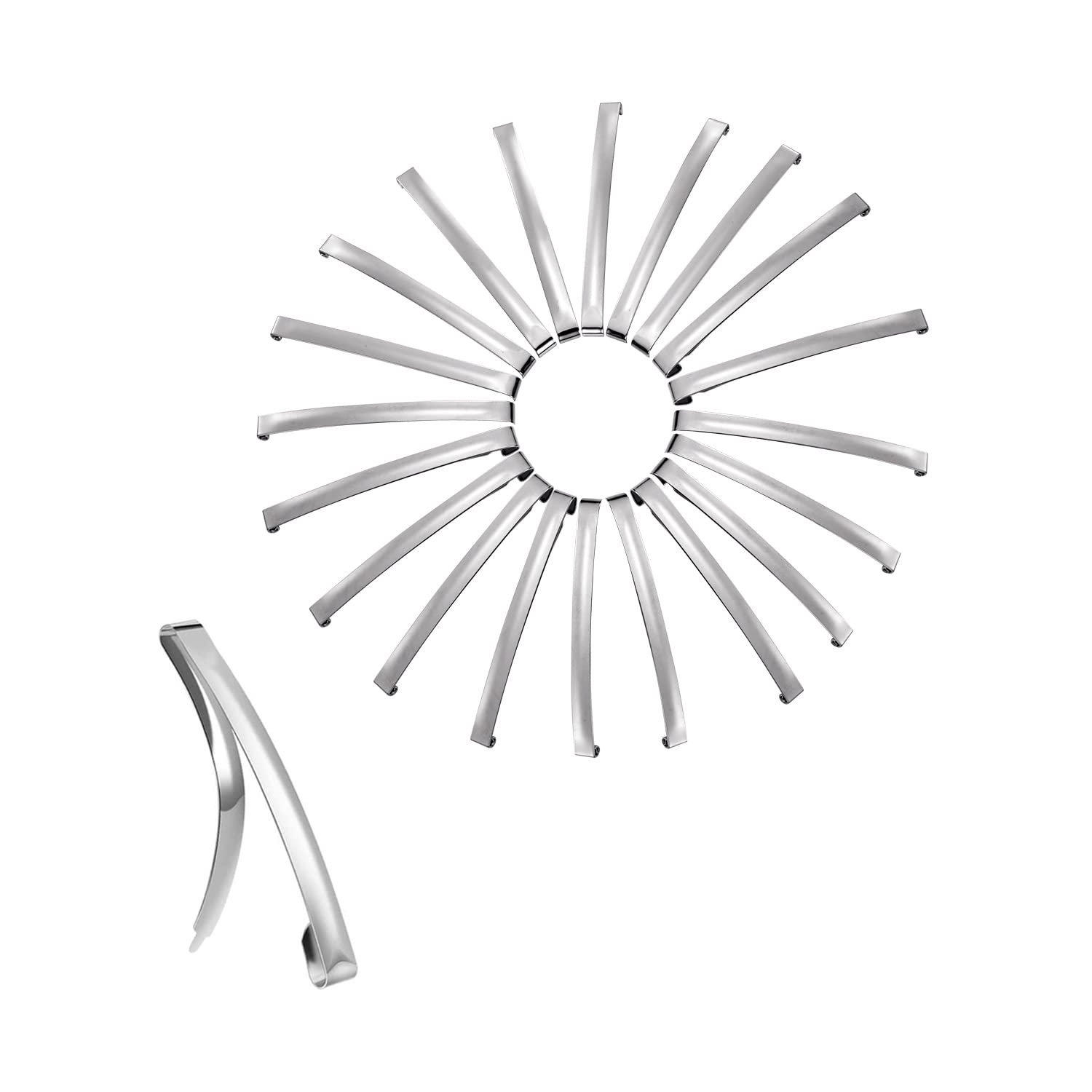 Hair Slide Clips French Barrettes DIY Basics Hair Clips Metal Hair Grips Accessory Silver Hair Barrettes Pins, My Love Baby Valentine's Outfit, Hair Styling Accessories