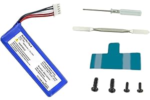 WirelessFinest High Capacity Replacement Battery + Tool for JBL Flip 4 Speaker or Special Edition Model GSP872693 Li-Polymer 3.70V 3000mAh/11.10Wh Repair Power