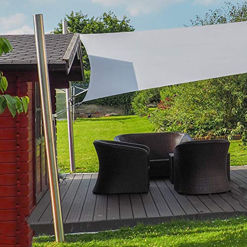 Pina DESIGN seit 1979 - Sonnensegel Stange höhenverstellbar 3m, aus V2A Edelstahl inkl. Zubehör - 4-Fach Flaschenzug-Set… – Bild 5