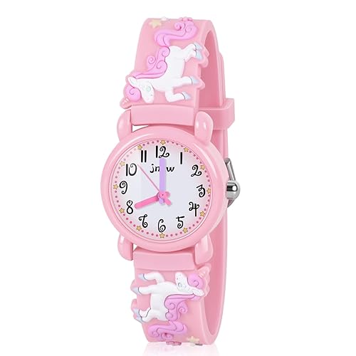 Gifts for Girls Age 6, 3D Cartoon Unicorn Watch for Girls Age 3-