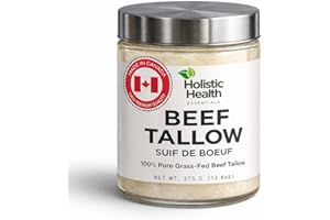 Original Québec Beef Tallow, Grass-Fed, Grass-Finished, 12.6oz | 375g | Product of Canada, Québec Made