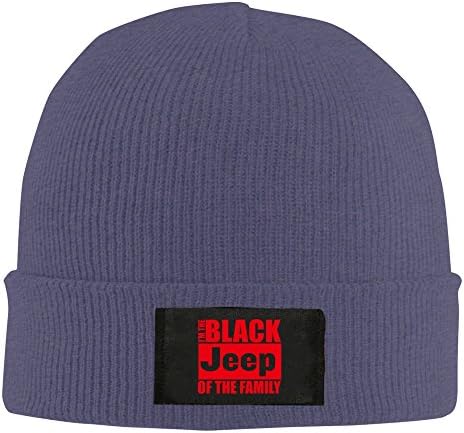 Men Women The Black Jeep Of The Family White Red Navy Knit Beanie Hat Snapbac...