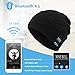 NINE BULL Bluetooth Beanie Hat for Unisex Wireless Warm Beanies(Black)