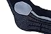 Wantdo Men's Snowboard Socks Light Cushion With Moisture Control One Pair(Black Grey,US 10-13)