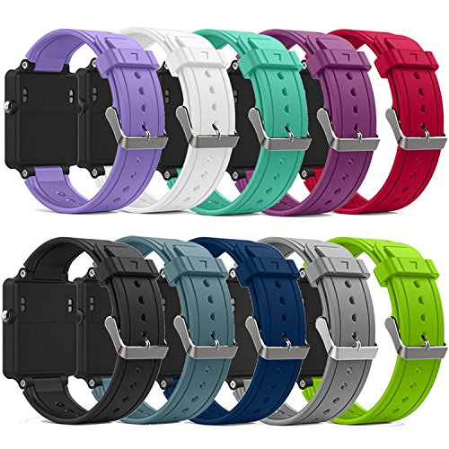 QGHXO Band for Garmin Vivoactive, Soft Silicone Replacement Watch Band for Garmin Vivoactive/Vivoact QGHXO Band for Garmin Vivoactive, Soft Silicone Replacement Watch Band for Garmin Vivoactive/Vivoact
