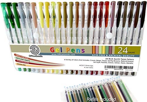 Earth Tone Gel Pens 2025