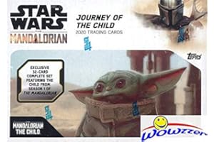 2020 Topps Star Wars: Mandalorian Journey of the Child Factory Sealed Box! Features the First Ever Cards of BABY YODA! Includes Complete 25 Card Set, 5 Illustrated Cards & 2 Parallel Cards! WOWZZER!