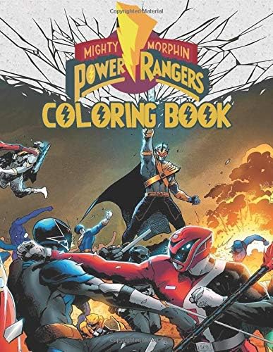 Power Rangers Coloring Book: Super fun and creative Super Rangers coloring book