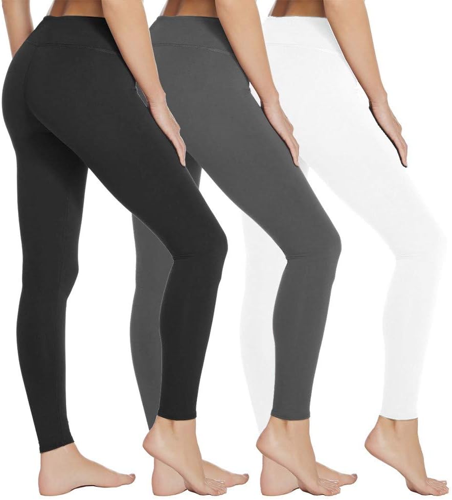 YOLIX High Waitsed Leggings for Women, Super Soft Slim Womens Pants for Yoga Workout Running Athletic