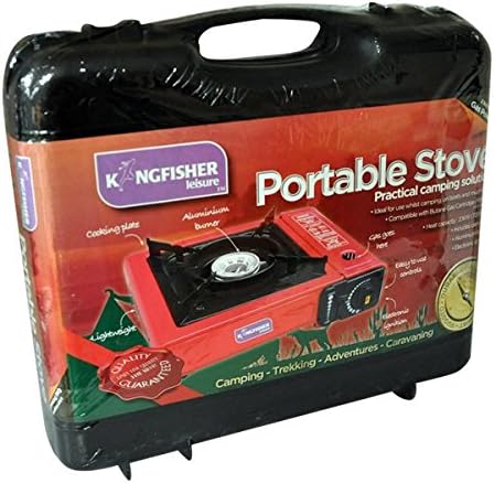 Portable Gas Stove Red And Black - Image 3