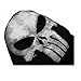 INNTURT Handmade Fabric Ghost Mask Balaclava Skull Hood (Skull)