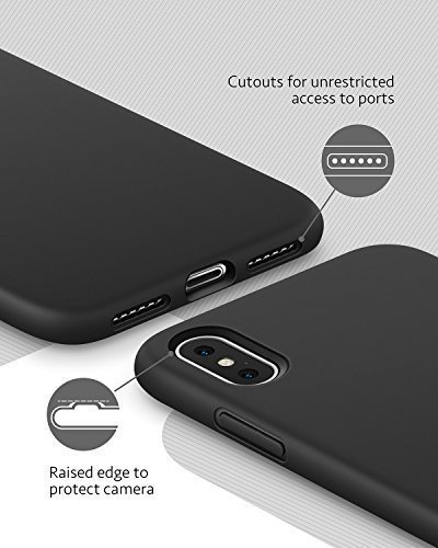 iPhone-X-Case-iPhone-10-Case-Anker-KARAPAX-Silk-Case-Silicone-Gel-Rubber-Shockproof-Case-Cover-with-Soft-Microfiber-Cloth-Cushion-Support-Wireless-Charging-Slim-Fit-for-iPhone-X-2017