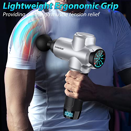 DARKIRON Massage Gun Deep Tissue, Handheld Percussion Muscle Electric