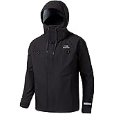 BASSDASH Valor Waterproof Fishing Jackets for Men Women Breathable Windproof Rain Jacket