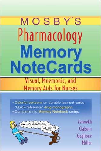 Mosby S Pharmacology Memory Notecards Visual Mnemonic And Memory Aids For Nurses Amazon Co Uk Zerwekh Msn Edd Rn Joann Claborn Ms Rn Jo Carol Gaglione Msn Rn