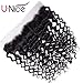 UNice Hair Icenu Series Peruvian Deep Wave Free Part 13x4 Lace Frontal Closure Pre-Plucked Virgin Human Hair Natural Color (12'')